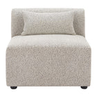 Zuo Simu Middle Chair - Dune Greige-Elm wood leg