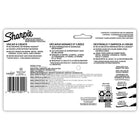 Sharpie Creative Water-Based Acrylic Paint Markers - Fine Tip - Earth Tones - Set of 5-Colours pop on light and dark surfaces. boldly mark on paper, metal, wood, ceramic, glass, rock, and canvas