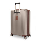 Ricardo Beverly Hills 25" Montecito 2.0 Hardside Upright Check-in Luggage - USB Port - Champagne-360° dual wheels recessed for stability - Provides smooth rolling and better balance while helping protect the wheels from impact