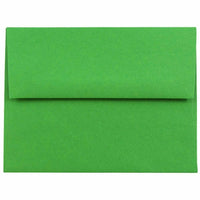 JAM Paper A2 Coloured Invitation Envelopes - 4.375 x 5.75 - Green Recycled - 50 Pack-Envelope Features: Straight gummed flap closure, high quality smooth paper finish, made with 30% recycled materials
