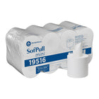 Georgia-Pacific SofPull 2 Ply Centerpull Bathroom Tissue - 16 Pack-Completely enclosed roll and visibility of roll end helps reduce cross contamination