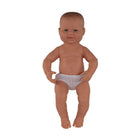 Miniland Anatomically Correct Newborn Doll - 15-3/4" - Caucasian Girl-Superbly designed facial features, with articulated arms and legs and a head that turns