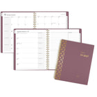Cambridge 2027 Large Weekly/ Monthly Planner 11-¼" H x 9" W - Workstyle Focus - Bilingual-Twin coil binding