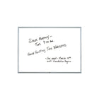 Quartet Economy Dry-Erase Board, Non-Magnetic, Aluminum Frame, 72" x 48"-Ideal For Low-frequency Or Low-traffic Areas