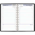AT-A-GLANCE 2026 Daily Appointment Book - 8" H x 4-7/8" W - Black - English-One weekday per page