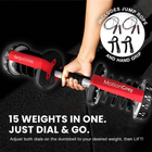 MotionGrey BDST Adjustable Dumbbell, Barbell Converter and Stand Bundle for Home Gym - 5-52.5 lb - 1 Set-Included stand provides a dedicated storage and access point for the training equipment