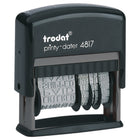 Trodat 4817 Self-Inking Phrase Dater - English-Manufacturer's limited lifetime warranty (details with product)