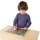 Melissa & Doug Magnetic Wand Number Maze - 12" x 9" -Develops number recognition and counting skills