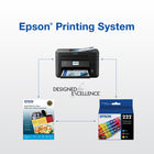 Epson T222 Ink Cartridge Combo Pack - High Capacity Black/Standard Capacity Colour CMY-High-capacity pigment Black Ink cartridge for high-volume printing and standard capacity colour - Convenient individual ink cartridges