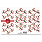Geographics Holly & Ivy Seals - 1.25" - 40 Pack-Versatile:  Perfect for use on gifts, cards, decorations, envelopes and so much more!