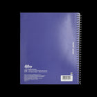 Hilroy Better Notes 1 Subject Notebook – 10.5" H x 8" W – 100 Sheets – Blue-Twin black coil