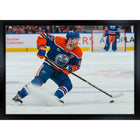Connor Mcdavid Oilers 2025 Playoffs - Framed Canvas - 31" x 22"-Premium canvas print with gallery-wrapped edges