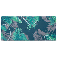 ONEofZERO Large Premium Desk Pad - Anti Slip Rubber Bottom - Lush Nightshade Blue-Tightly Woven Stitched Edges: For enhanced durability and to reduce fraying over time