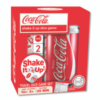 Masterpieces Puzzle Company Coca-Cola Shake it Up Travel Dice Board Game-Age: 13+