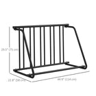 Soozier Single Sided Bicycle Rack-Made from powder-coated steel