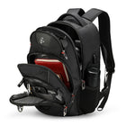 Swissdigital Vector Backpack with SD Finder-Dedicated powerbank pocket, water bottle pocket, glasses case pocket, key clip, and multifunctional pockets, and breathable back panel of the backpack features mesh padding for comfortable air ventilation..
