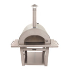 Kucht Venice Outdoor Wood‑Fired Pizza Oven - Stainless Steel-Firebricks Interior Floor