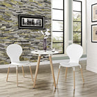 Modway Path Dining Chair - White - 2 Pack-Fiberboard Frame