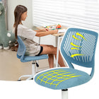 Homy Casa  Teen Task Chair - Blue-Dimensions: 15.7"D x 17.7"W x 29.5-34.2"H