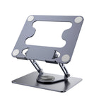 ShoppingAll Laptop Stand with 360° Rotating Base for up to 17.3" Devices - Grey - 5 Pack-Height & Angle Adjustable – Tilt vertically up to 180° and rotate a full 360° for your ideal posture.