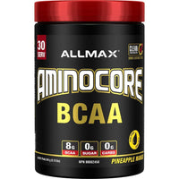 Allmax Aminocore BCAA Supplement Powder - Pineapple Mango - 345 gr-Allmax Aminocore Pineaple Mango 345g