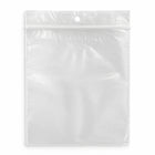 KL Rubber Resealable Polyethylene Bag with Hang Hole - 2 Mil - 4" x 5” - 1000 Pack-Offset lip design with durable zipper for easy opening and secure closure