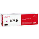 Canon 075H Genuine Toner Cartridge - High Yield - Magenta-High-capacity toner options help you printing longer, which helps limit replacements