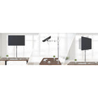 ShoppingAll Adjustable Single Monitor Standing Mount Extra Tall 31.5" Pole for Display up to 32" - White-10