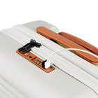 Champs Vintage II 20" Carry-on Luggage Case - Ivory-USB-Charging Port on 20"