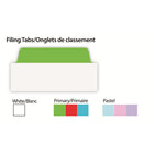 Avery Ultra Writable Filing Tabs - 3" x 1½" Repositionable Two Sided - Primary Colour - 24 Pack-UltraTabs for the Office - Bookmark and separate important documents in reports, financial reviews, presentations, manuals, handbooks, financial records, correspondence, budget binders and other pertinent information