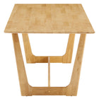 Modway Solara 71" Rectangle Wood Dining Table - Natural-Assembly Required