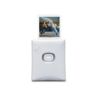 Fujifilm Instax Square Link Smartphone Printer - Ash White-Connects wirelessly via Bluetooth to Smartphones