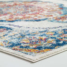 Modway Entourage Malia Distressed Vintage Floral Vintage Medallion Area Rug - 8 ft W x 10 ft L - Multicolored-Gripping Rubber Underside