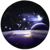 TickiT Space Discovery Play Mat-Fascinating visual stimulation: This playmat features a detailed image of an imaginary galactic landscape. Give children a colorful, stimulating background for open-ended play