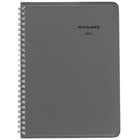 AT-A-GLANCE 2027 Traditional Weekly/Monthly Planner - 8" H x 5" W - Grey - Bilingual-12 months tabbed: January 2027 - December 2027