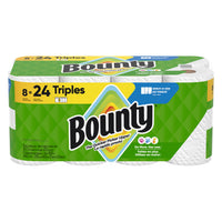Bounty Select A Size Triple Roll Paper Towels - White - 8 Pack-Pack contains 8 triple rolls of white bounty select-a-size paper towels