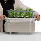 Permasteel Self-Watering Planter Box with Mounting Brackets - Taupe-8