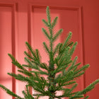 HOMCOM 6' Artificial Christmas Tree with Hinge Design - Green-Solid metal base for better stability