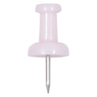 JAM Paper Colourful Push Pins - Baby Pink Pastel - 100 Pack-Quantity: 100 Push Pins | Durable and reusable thumbtacks designed for a long lasting, strong hold