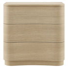 Modway Mirae 3-Drawer Curved Compact Dresser - Brushed Light Oak-7
