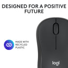 Logitech M240 Silent Wireless Mouse - Graphite-Compatible with MacBook Neo laptops: instant Bluetooth connection, seamless & color-matched