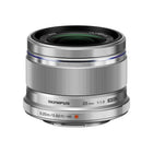 Olympus M.Zuiko Digital 25mm f/1.8 Lens - Silver-25mm Single Focal Length