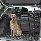 PawHut Adjustable Fence Dog Car Barrier for SUVs - Black-With two bar barriers and two strengthening bars 