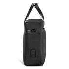Champs Onyx Nylon Laptop Bag - Black-Padded 15.6" laptop and tablet sleeve with compression strap closure