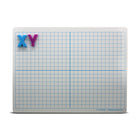 Flipside Products Dry Erase Learning Mat - Two-Sided XY Axis/Plain - 9" x 12" - 48 Pack-Set of 48 mats measuring 9" x 12"