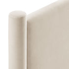 Modway Rael Performance Velvet Full Headboard - Alabaster-5