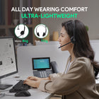 Yealink UH34 Mono UC Headset- For Phone & Computer - UC Certified - Black-USB connectivity to Yealink IP phones, including T3/T4 series