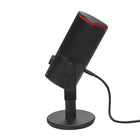 JBL Quantum Stream Studio-Tap-to-mute button with RGB ring indicator - Feel a cough coming on? Just tap the touch sensor on top of the mic to mute yourself briefly. The RGB lights around the grille will turn red to remind you that your audience can’t hear you