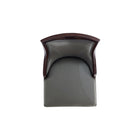 Manhattan Comfort Emperor 19" Traditional Faux Leather Upholstered Bar Stool - Pebble Grey - 2 Pack-30 Day Limited Manufacturer's Warranty