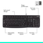 Logitech K120 Wired Keyboard for Windows, USB Plug-and-Play - Black-7